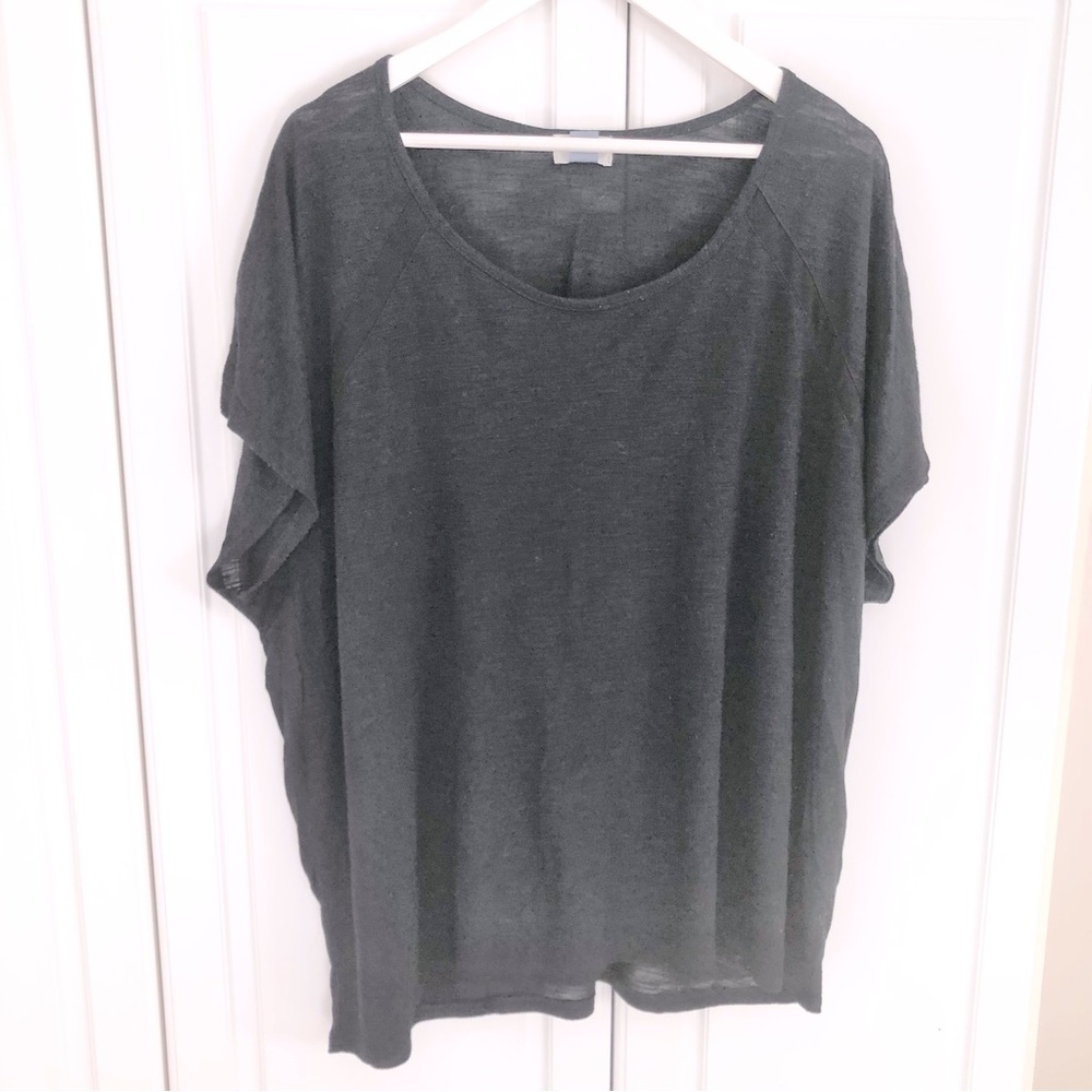 Old Navy XXL Black Lightweight Semi-Sheer T-shirt Top Loose Layer